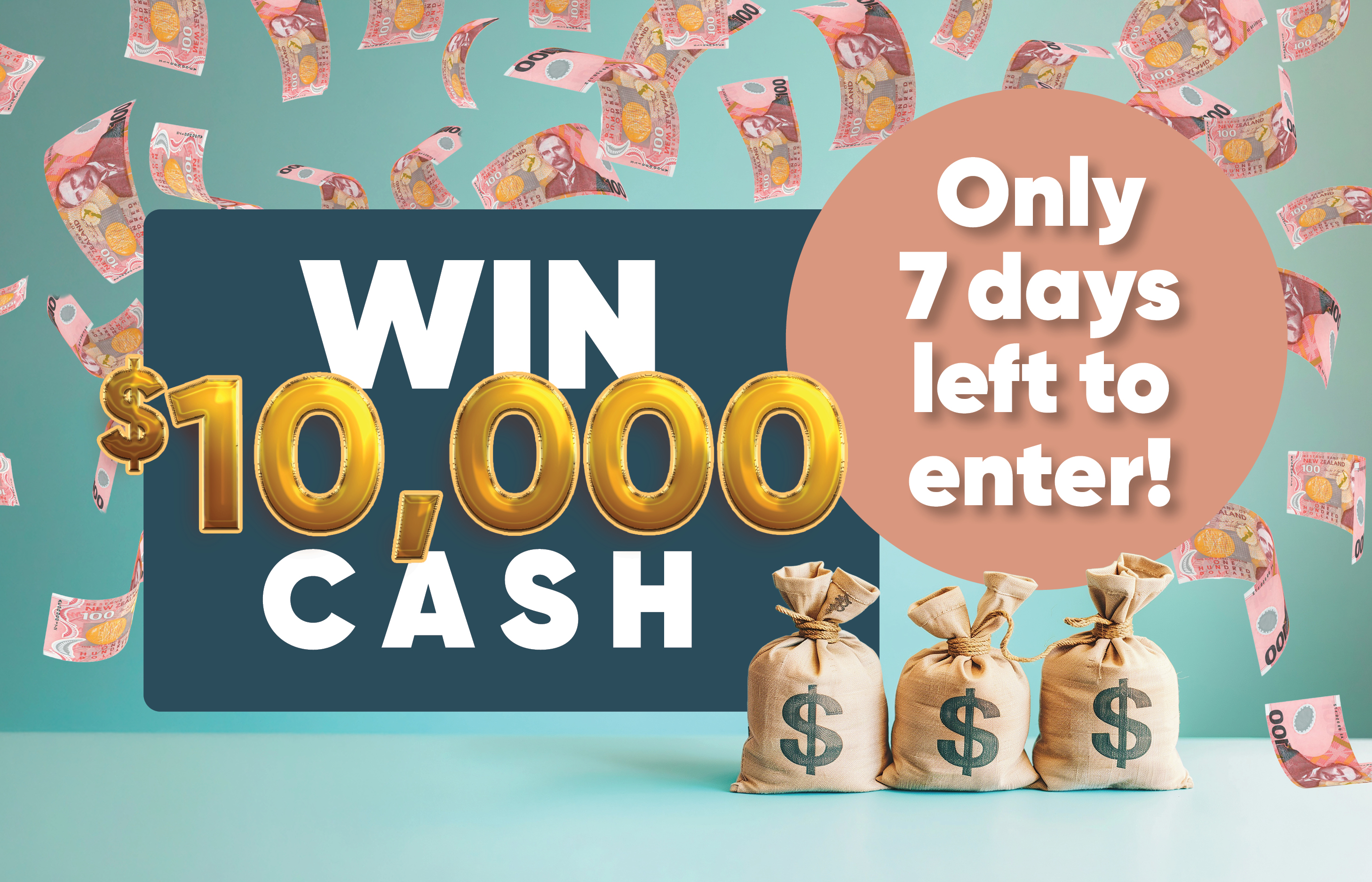 Win $10K cash